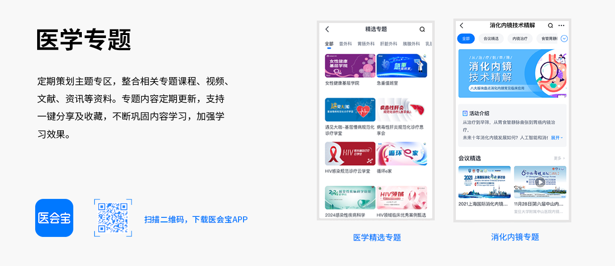 匯聚專業醫學學術知識,提供線上線下整體解決方案